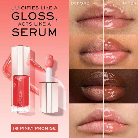 Gloss Lancôme IDÔLE MAKE-UP Naranja Nº 16-Pinky Promise 9 ml