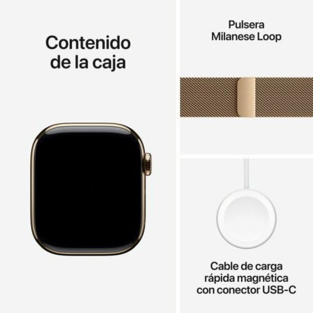 Orologio Uomo Apple MX083QL/A Dorato