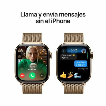 Orologio Uomo Apple MX083QL/A Dorato