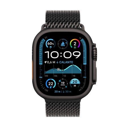 Horloge Heren Apple MX4W3TY/A Zwart