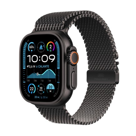 Orologio Uomo Apple MX5U3TY/A Nero