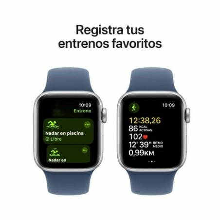 Orologio Uomo Apple MXGF3QL/A Azzurro Argentato