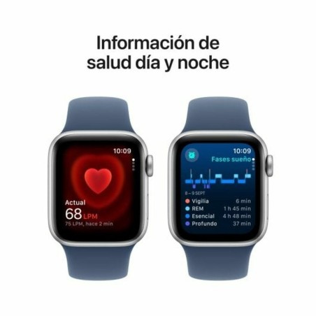 Orologio Uomo Apple MXGF3QL/A Azzurro Argentato