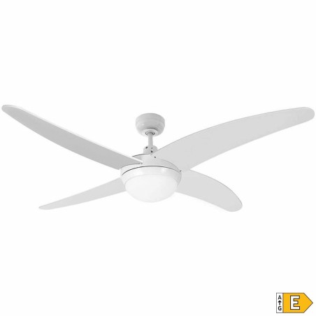Plafondventilator met licht EDM 33806 Caspio Wit 60 W