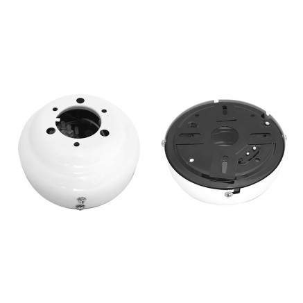 Hangende lamp EDM 33985 Navulling Ø 131 x 55 mm Aluminium Wit