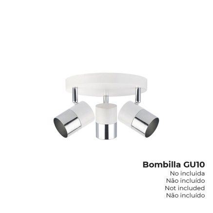 Ceiling Light EDM 32013 Moon Metal Metal / Crystal 50 W 20 x 7,6 x 12, 2