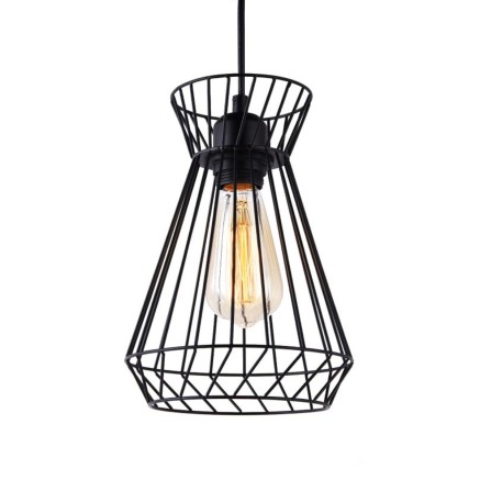 Plafondlamp EDM 32119 Zwart 60 W