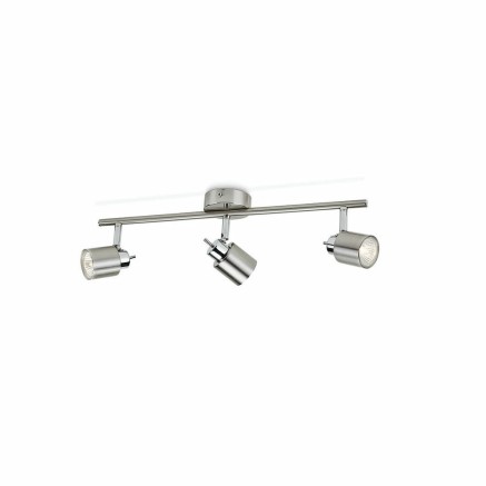 Lampadario Philips Foco Argentato Metallo 10 x 49 x 15,5 cm GU10 3 2