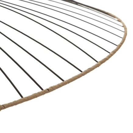 Lampadario Atmosphera Alara 40W Nero (Ø 69,5 x 17,5 cm) 2