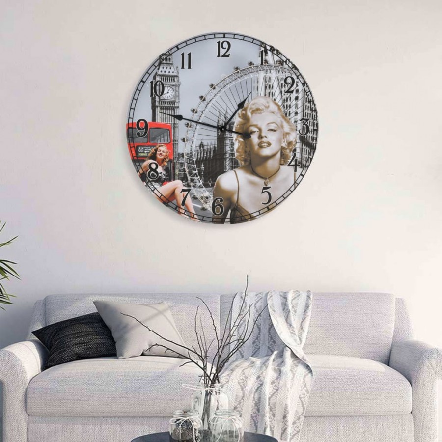 Horloge murale vintage Marilyn Monroe...