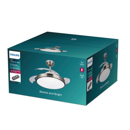 Ventilateur de Plafond avec Lumière Philips Atlas 35 W 28 W 4500 Lm n