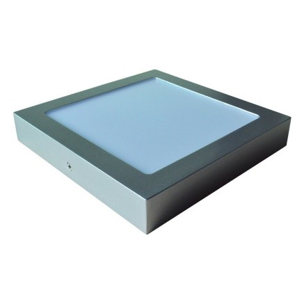 Lámpara de Techo EDM 31593 Aluminio Plástico 20 W 22,5 x 22,5 x 4 cm