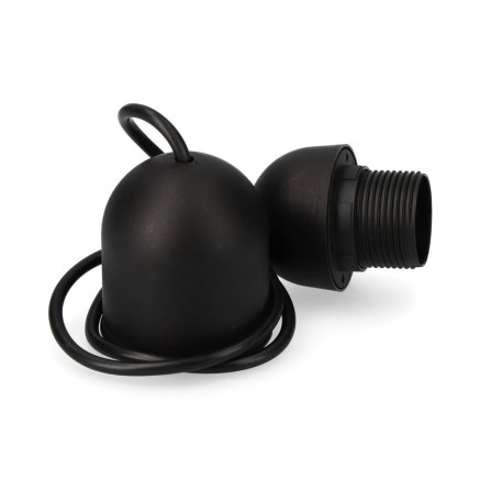 Portalampada EDM E44311 Nero 2