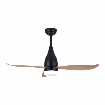 Deckenventilator mit Lampe EDM 33815 Kattegat Schwarz 15 W 18 W 2190 L