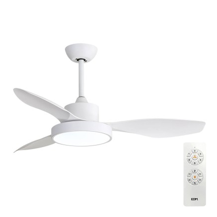 Ventilateur de Plafond avec Lumière EDM 33817 Arctic Blanc 24 W 38 W