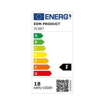 LED Downlight EDM 31567 18 W Ø 22 x 3,2 cm 3 Units (6400 K) 2