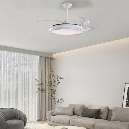 Deckenventilator mit Lampe EDM 33831 Ross Weiß 36 W 4100 Lm 2