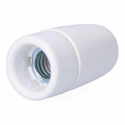 Portalampada F-line Bianco 60 W E14 Vintage