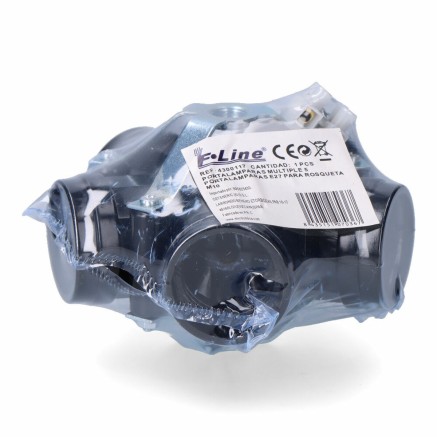 Lamp holder F-line Black E27 2