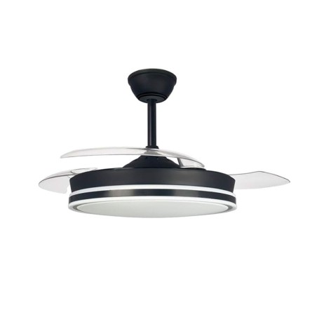 Ventilateur de Plafond CristalRecord Noir 38 W (3000 K) (4000 K)