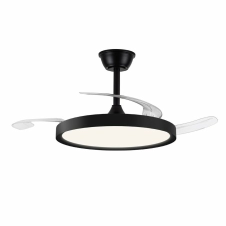Ceiling Fan CristalRecord Black (3000 K) (4000 K)