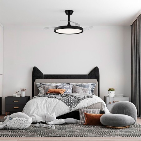 Ventilateur de Plafond CristalRecord Noir (3000 K) (4000 K)