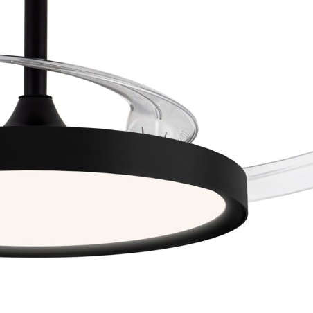 Ceiling Fan CristalRecord Black (3000 K) (4000 K)