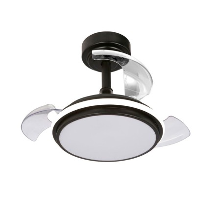 Deckenventilator CristalRecord Schwarz 35 W 1000 Lm (3000 K) (4000 K)