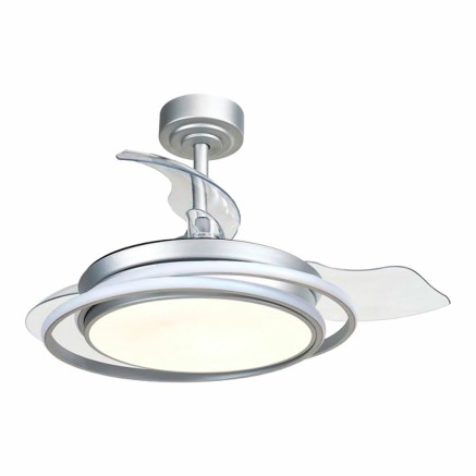 Ventilatore da Soffitto CristalRecord Argentato 35 W (3000 K) (4000 K)