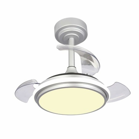 Ceiling Fan CristalRecord Silver 35 W (3000 K) (4000 K)