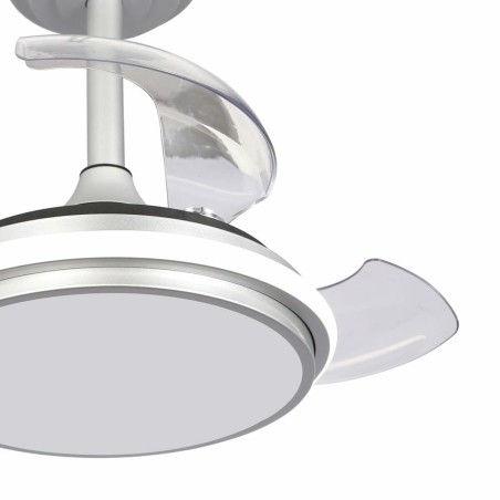 Ceiling Fan CristalRecord Silver 35 W (3000 K) (4000 K)