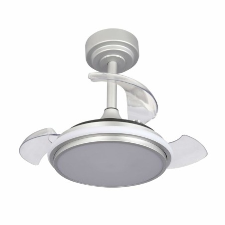 Ceiling Fan CristalRecord Silver 35 W (3000 K) (4000 K)