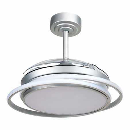 Ceiling Fan CristalRecord Silver 35 W (3000 K) (4000 K)
