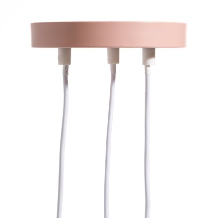 Plafondlamp 20 x 20 x 95 cm Roze Metaal 2