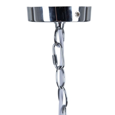 Lampadario 63,5 x 60,5 x 91 cm Cristallo Metallo Argento 2