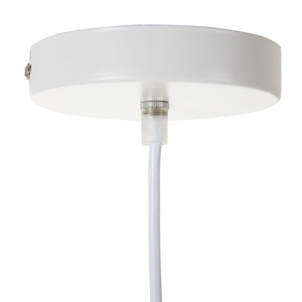 Deckenlampe 27 x 27 x 36 cm Aluminium Weiß 2