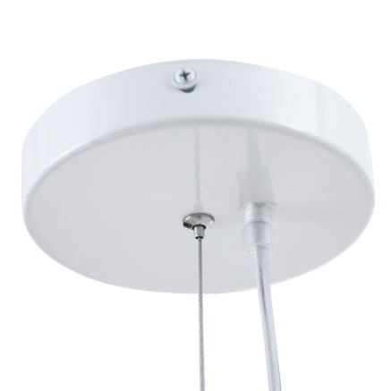 Suspension Métal 26 x 26 x 46 cm Blanc 2