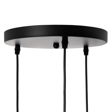 Plafondlamp 40 x 40 x 140 cm Zwart Metaal 27 cm 2