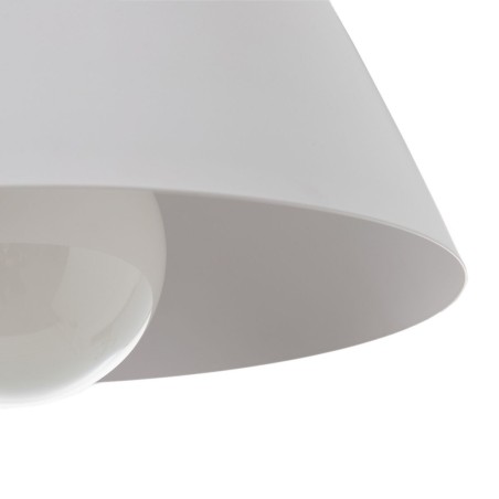 Deckenlampe Metall Weiß Ø 13 cm 36 x 36 x 38 cm