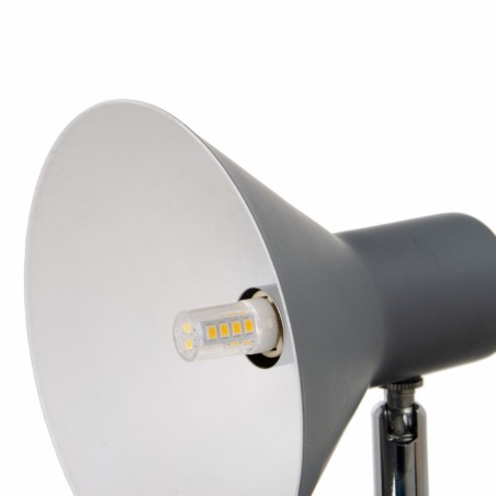 Lampada da Parete 13 x 15,5 x 14 cm Grigio Metallo