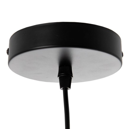 Plafondlamp Zwart Metaal Koper Ø 15 cm 15 x 15 x 30 cm 2