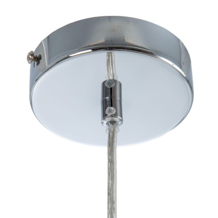 Ceiling Light Crystal Metal Silver Ø 10 cm 20 x 20 x 120 cm 2