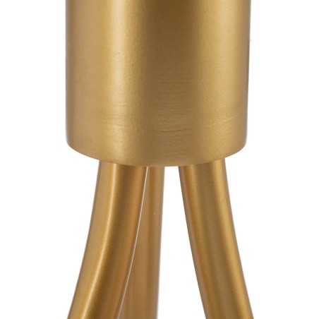 Plafondlamp 22 x 22 x 120 cm Kristal Gouden Metaal
