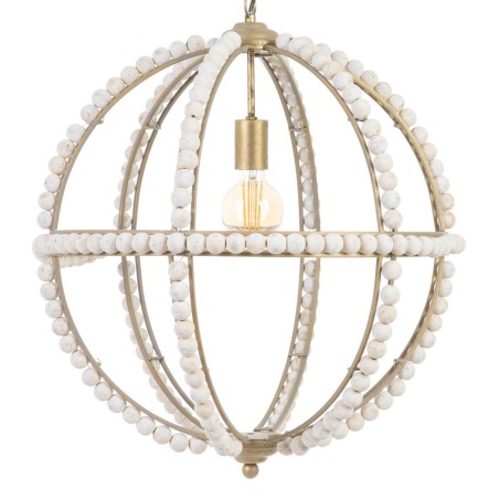 Suspension 54 x 54 x 54 cm Métal Bois Blanc 220 V 240 V