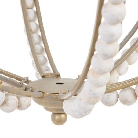 Suspension 54 x 54 x 54 cm Métal Bois Blanc 220 V 240 V
