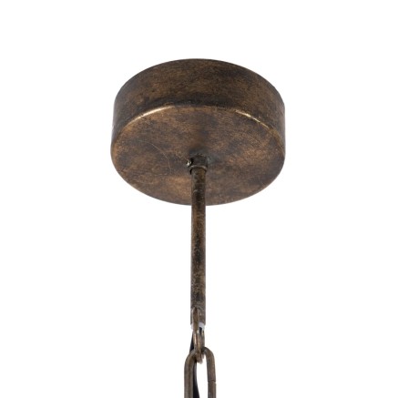 Suspension Doré Métal 50 x 50 x 45 cm 2