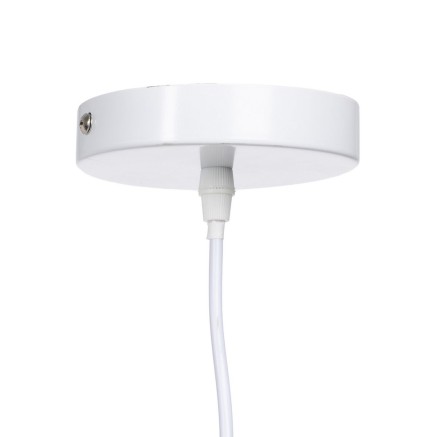 Deckenlampe Metall Weiß 28 x 28 cm 2