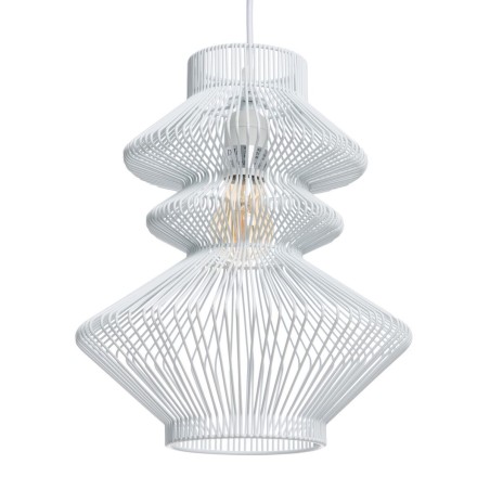 Plafondlamp Metaal Wit 28 x 28 cm