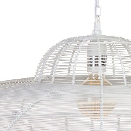 Plafondlamp Metaal Wit 80 x 80 cm