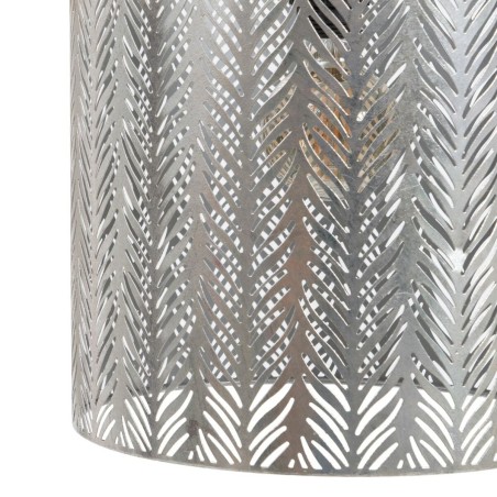 Lámpara de Techo 29,5 x 29,5 x 30 cm Negro Metal Plata Hierro 220 V 2